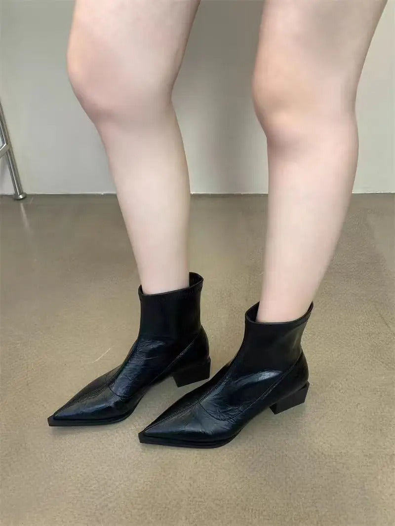 Pointed Ankle Boots