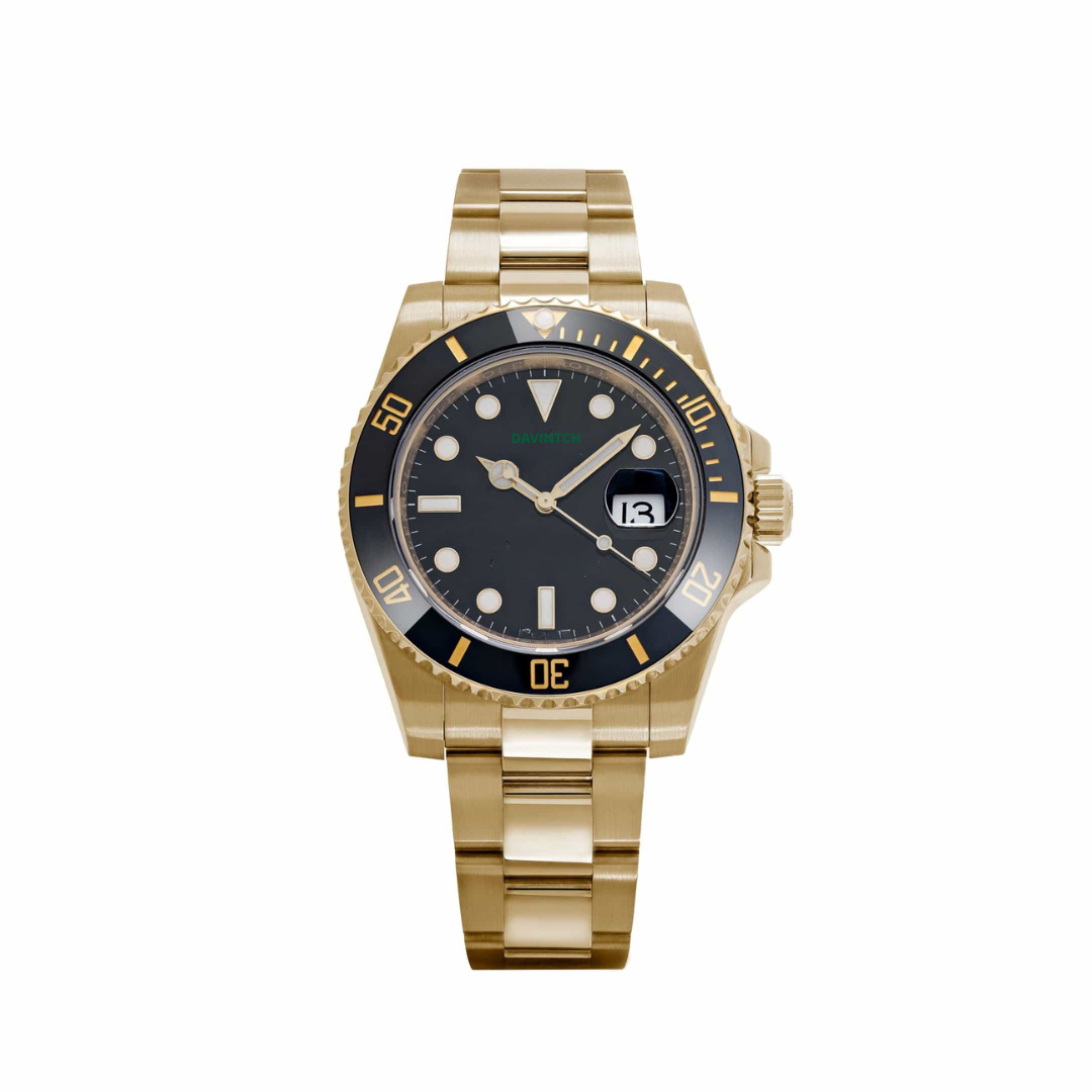 R Yellow Gold Black