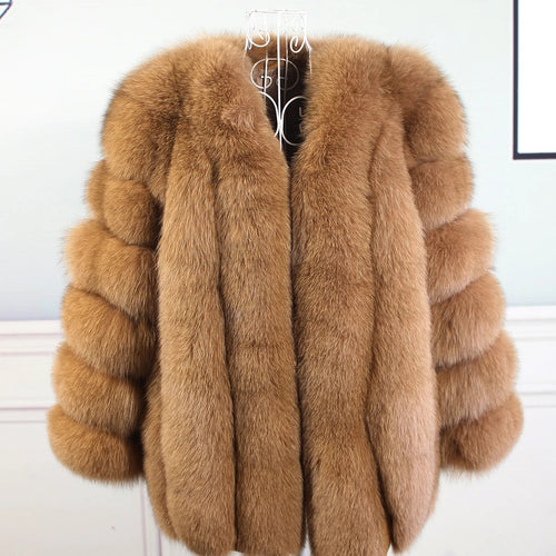 Real Fox Fur Coat
