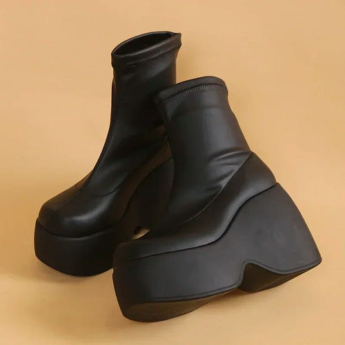 Gothic Chunky Platform Boots