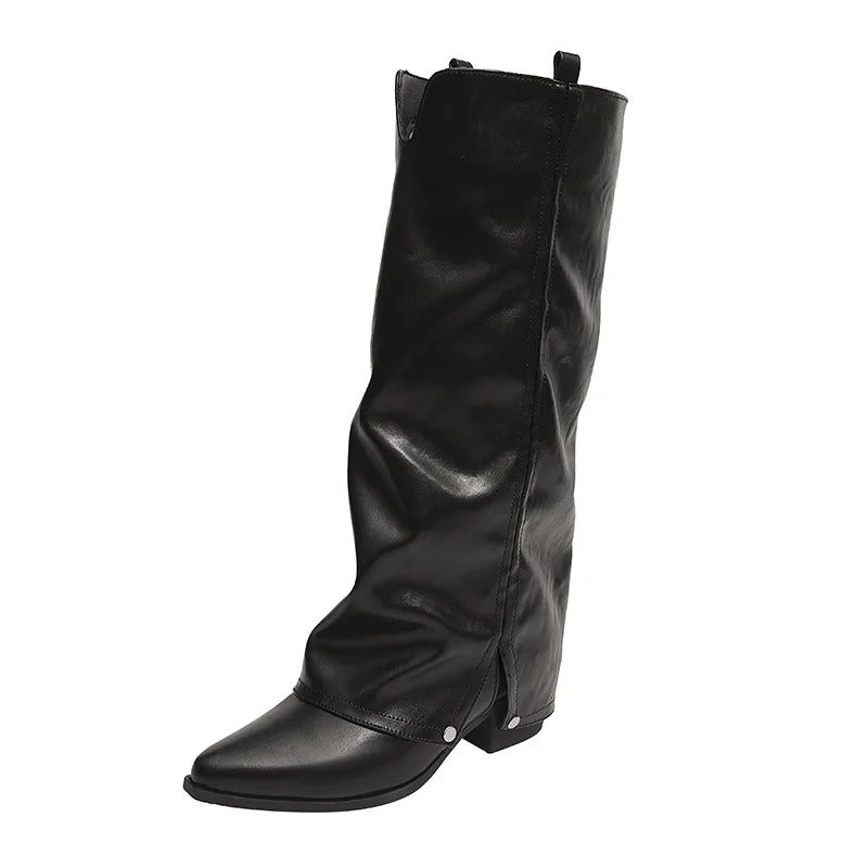 Brown Knight Boots