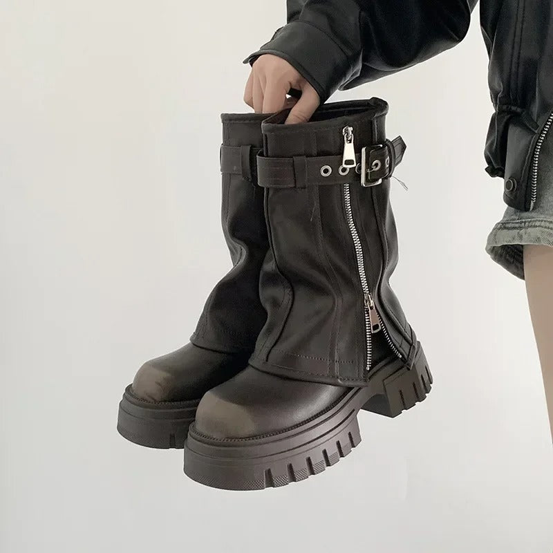 Winter Biker Boots