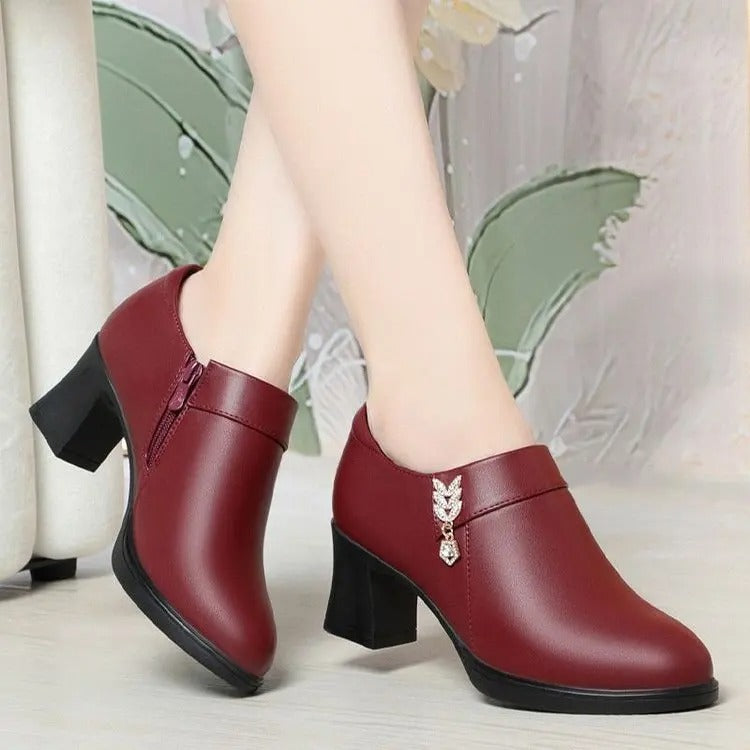 Chunky Heel Soft Boots