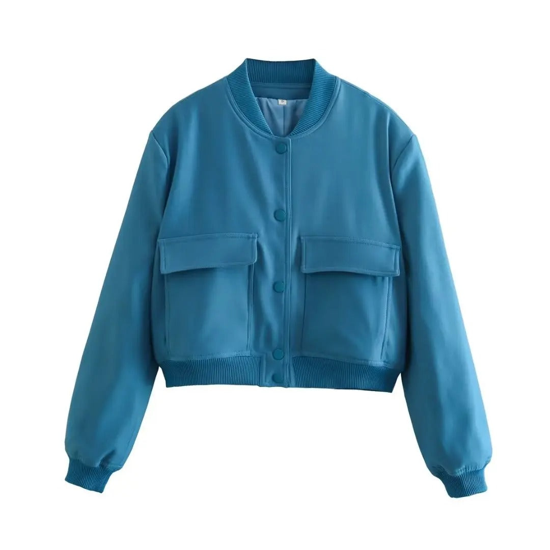Solid Bomber Jacket